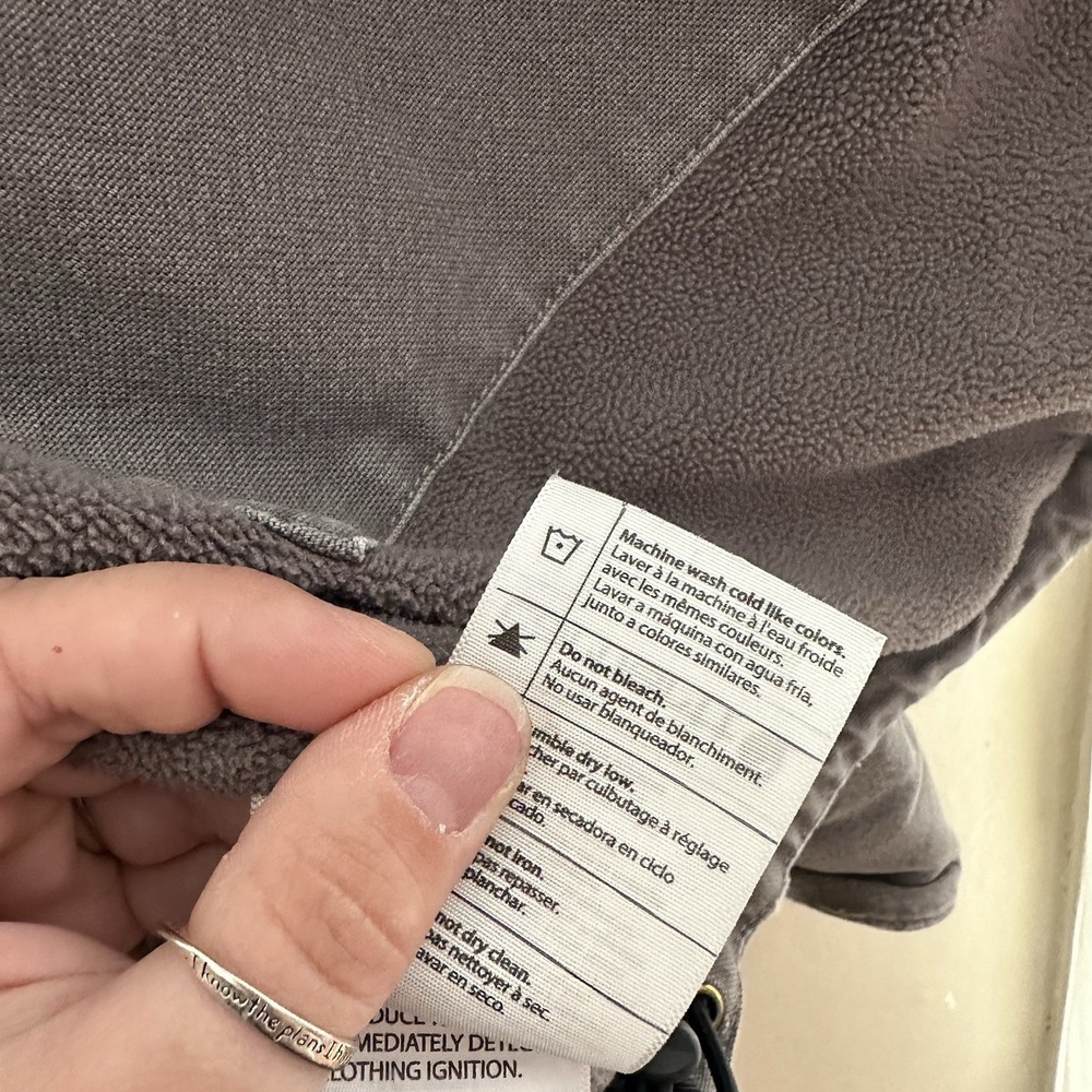 Carhartt Womens Full Swing Caldwell Sherpa Lined Jacket Size M Gray Workwear - Picture 7 of 12